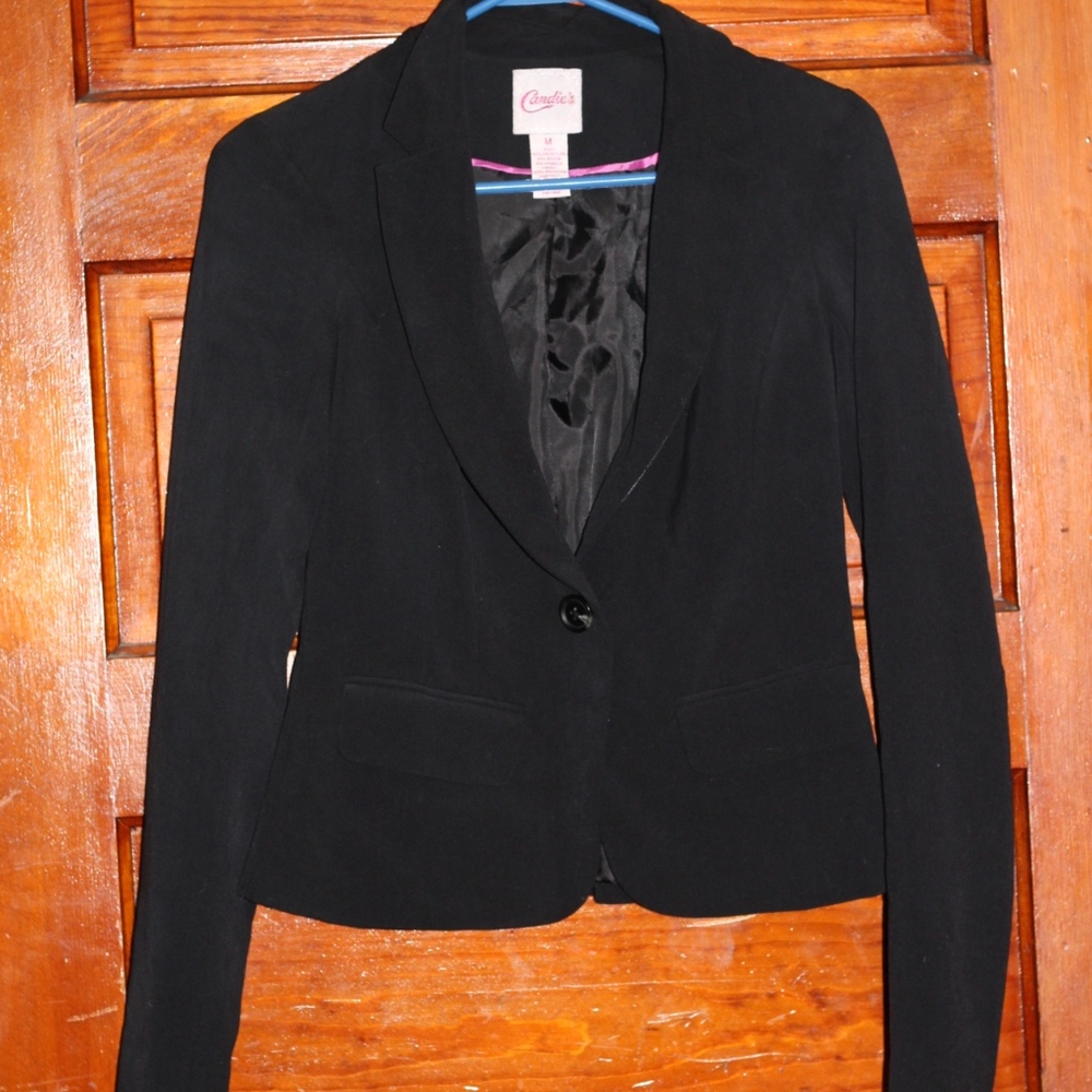 Candies black blazer size medium